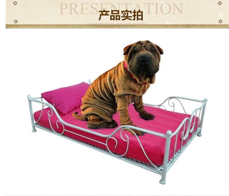 Beautiful Iron Dog Bed Pet Dog House Lovely Soft Suitable Pet Bed High Quality Products