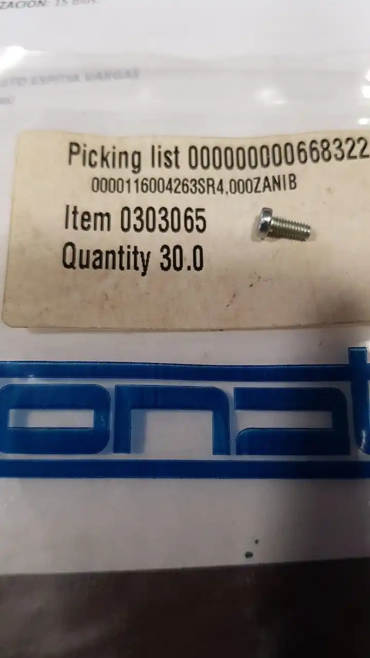 

Lonati Socks Machine Goal L454 L472 G615 Use Falt Head Screw 0303065