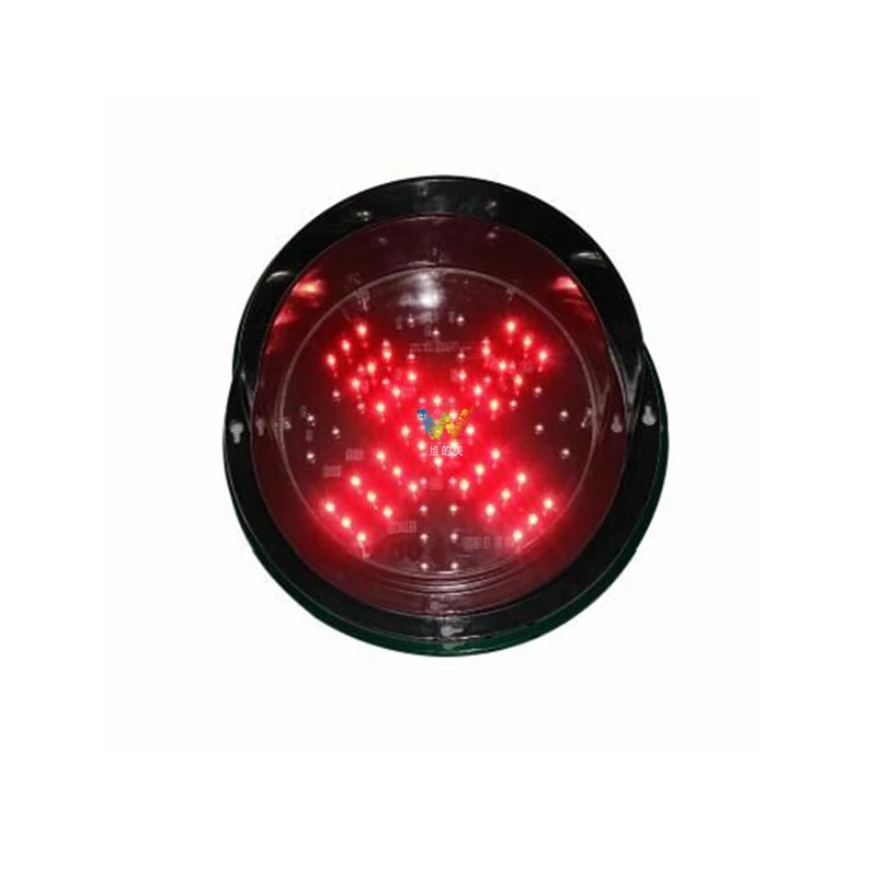 200mm red cross green arrow LED traffic light module DC24V LED traffic signal light replacem Car washing equipmeent parking lots