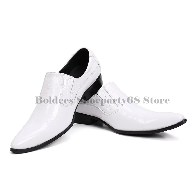 Runway Fashion Top Quality 2019 Leather Casual Men Shoes Fashion Men Flats Pointed Toe Comfortable Office Men Dress Shoes