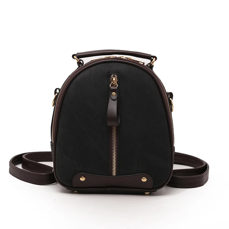 

Women backpack Fashion shoulder bag women's messenger PU leather Mini backpack College simple retro Cute Mini bag 193