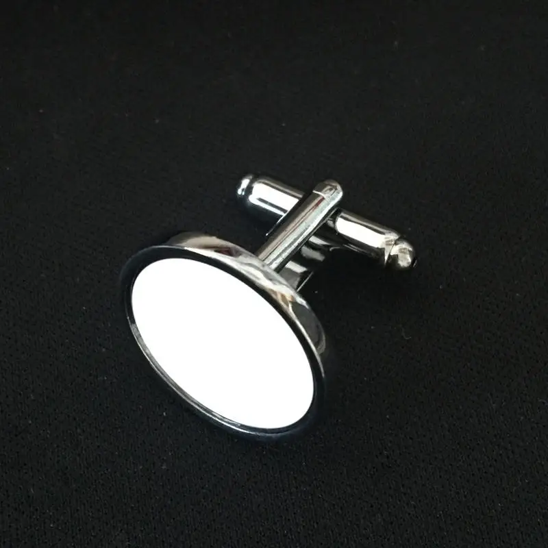 

custom cuff links for sublimation can print photo heat tranfer printing blank consumables personalized gift