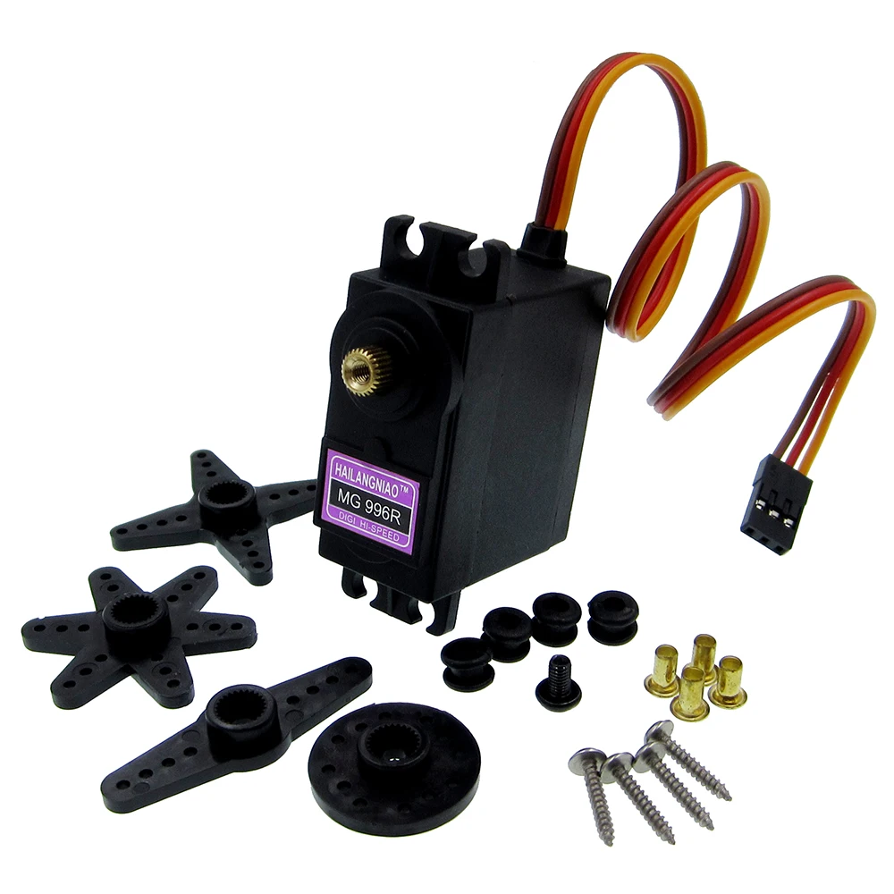 10 шт MG996R MG996 металлическая Шестерня RC сервопривод высокая скорость и крутящий момент RC автомобиль 1/8 вращение 360 градусов.