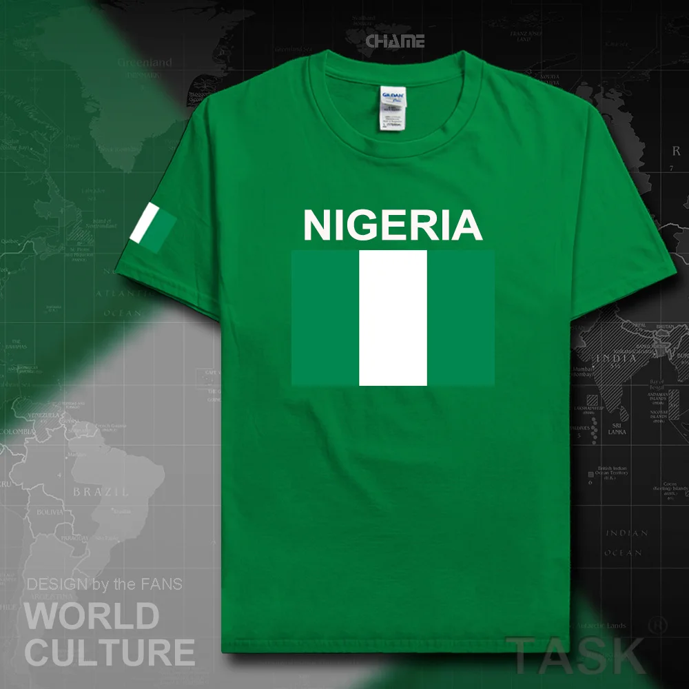 Nigeria Nijeriya men t shirts jerseys nation tshirt sporting Nigerian 100% cotton t-shirt fitness clothing tees country flags NG