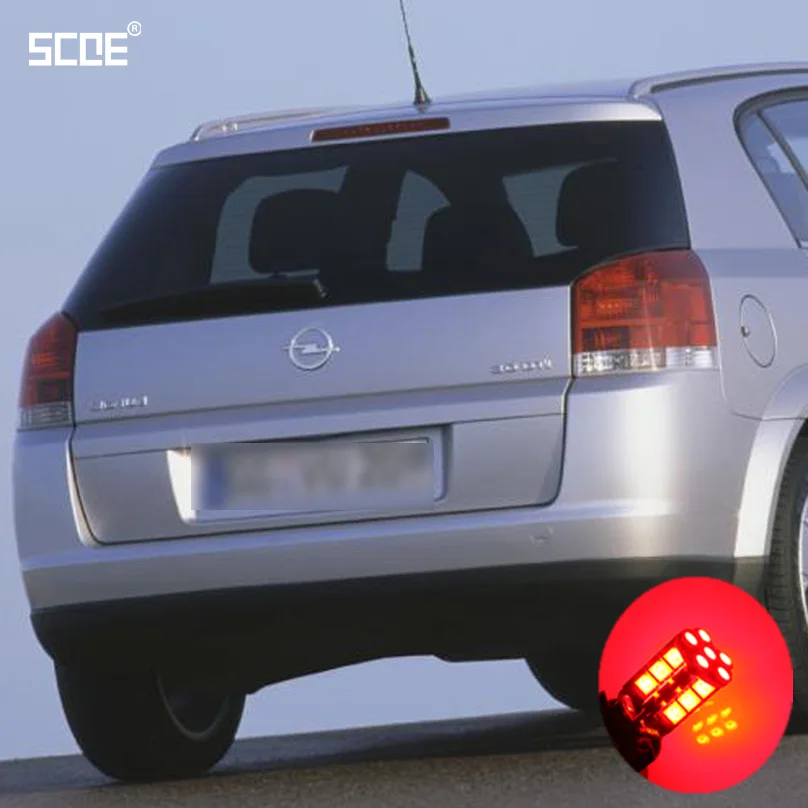 For Opel Signum Vectra C Zafira B (A05) Combo Box Meriva SCOE 2X60SMD LED Brake Stop Light Rear Parking Light Source Car Styling