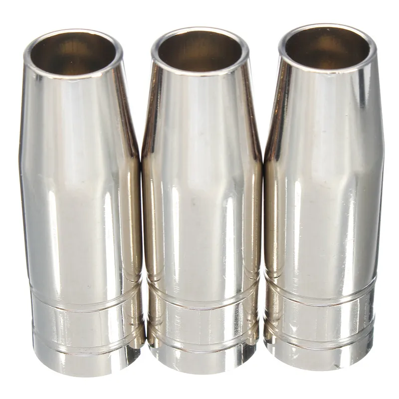 SHGO HOT-13Pcs CO2 Mig Welding Torch Aircooled MB 15AK Contact Tip Holder Gas Nozzle 0.8mm Welder Shield Shroud Nozzle Tip Kit