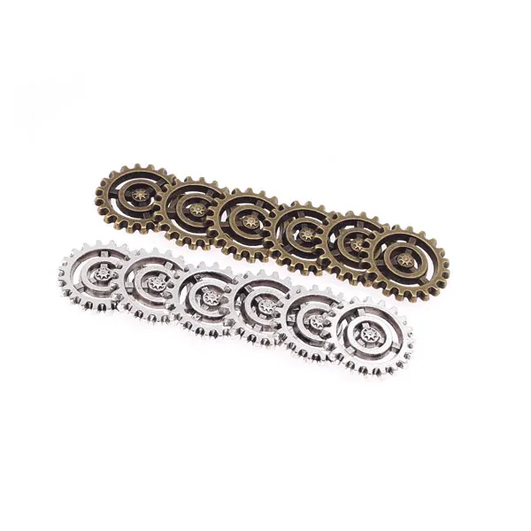 20pcs per lot Vintage Punk Style DIY 15mm Gear Steampunk Alloy Parts