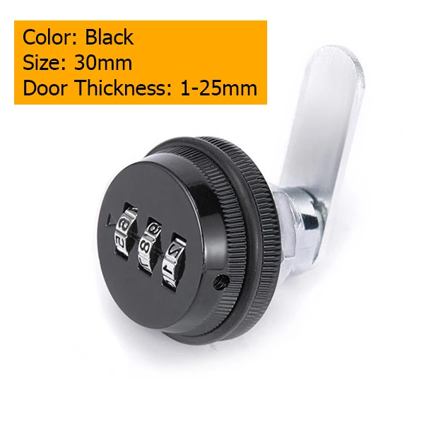 NAIERDI 20mm/30mm Kombination Schrank Schloss Zink-legierung Passwort Schlösser Sicherheit Home Cam Lock Für Mailbox Schrank tür Hardware