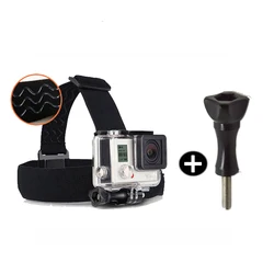 Hoofdband Borst Hoofdband Hoofd Statief Helmband + Schroefbevestiging Voor Gopro 13 12 Accessoires DJI OSMO Actie Camera Insta 360