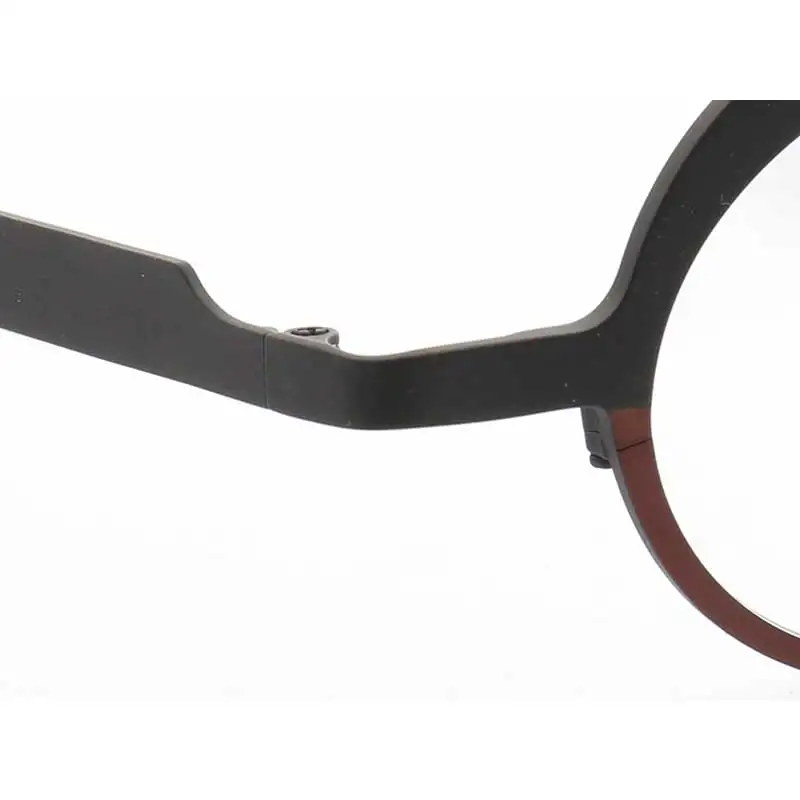 Retro Women Round Eyeglass Frame Men Optical Glasses Frames Pure Titanium Fashion Metal Light Prescription Spectacles Gold Red