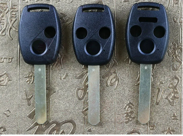 For Honda remote control Key shell 2 button /3 button /4 button Replacement & For accord CRV civic models straight key shell