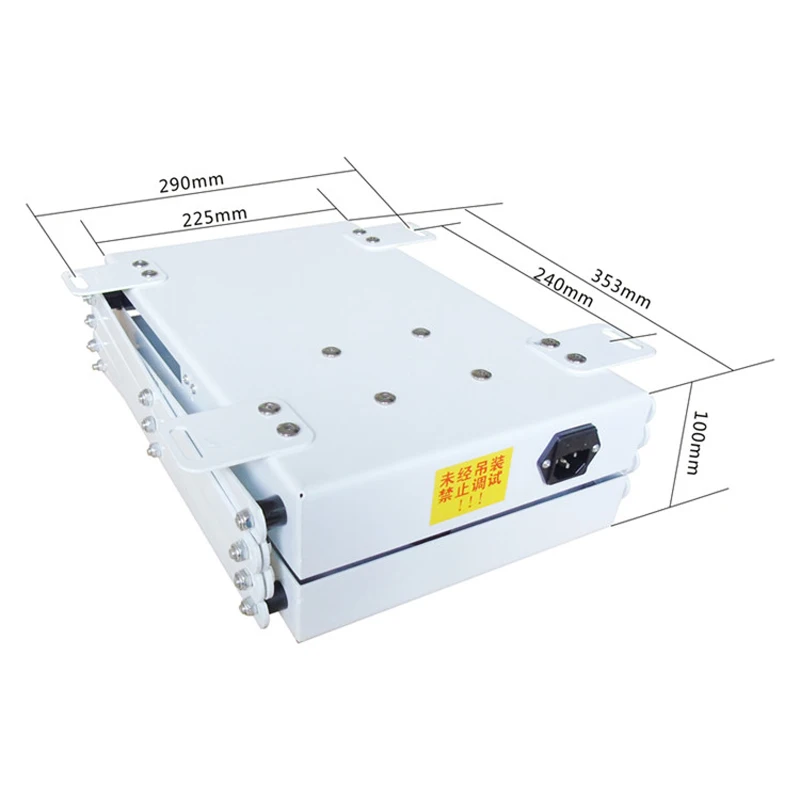 70CM uchwyt do projektora zmotoryzowany elektryczny stół podnośny nożyczki uchwyt sufitowy projektora Metal z bezprzewodowym pilotem 110v/220v 25w