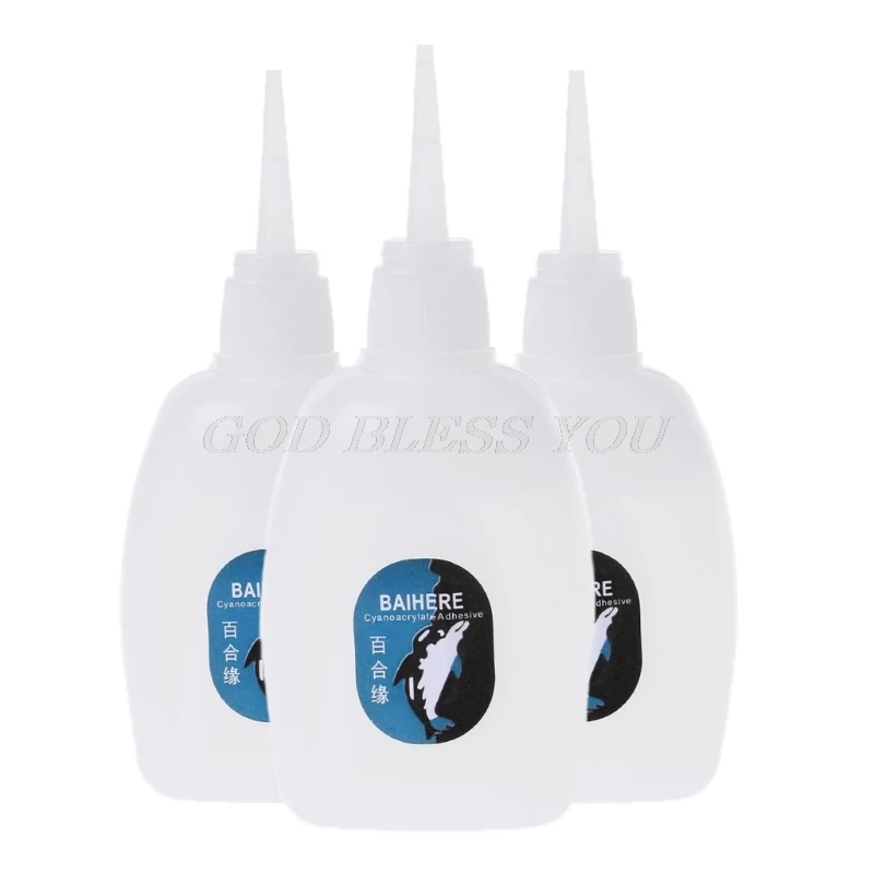 غراء قوي للغاية فوري 502 Cyanoacrylate لاصق من الخشب والمطاط والجلود الحرفية انخفاض الشحن