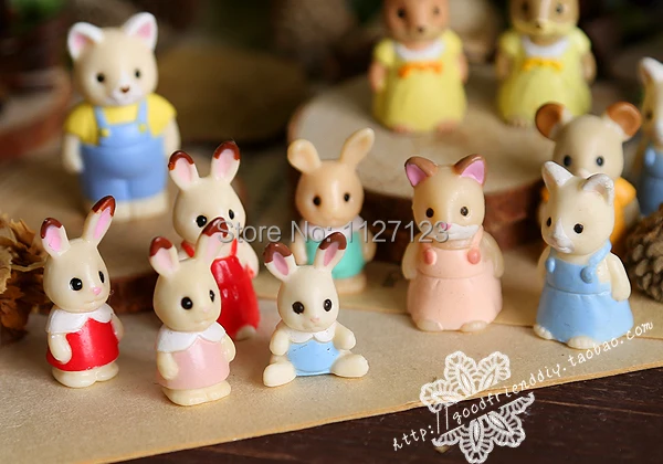 Free shippin!!! 30pcs 1.5cm-3cm Mix colour  The forest animals,glass cover,filler