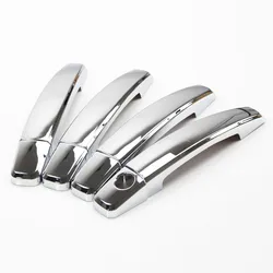 크롬 도어 핸들 커버 트림 세트, 시트로엥 C3 Mk1 2002 2003 2004 2005 2006 2008 해치백 플러리엘 자동차 스타일링