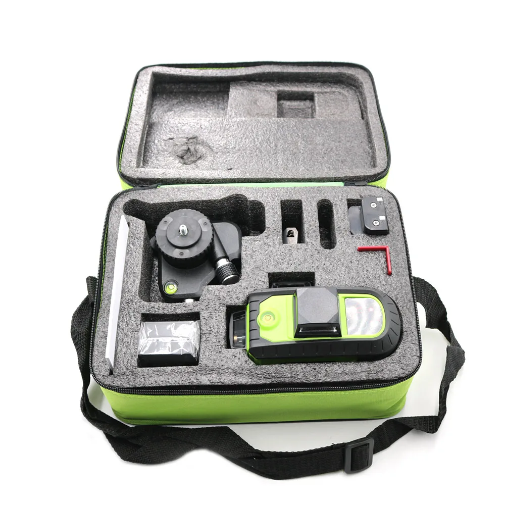 New 12 Line 3D laser level 360 Vertical And Horizontal Laser Level Self-leveling Cross Line 515 NMSharp Laser Level with outdoor