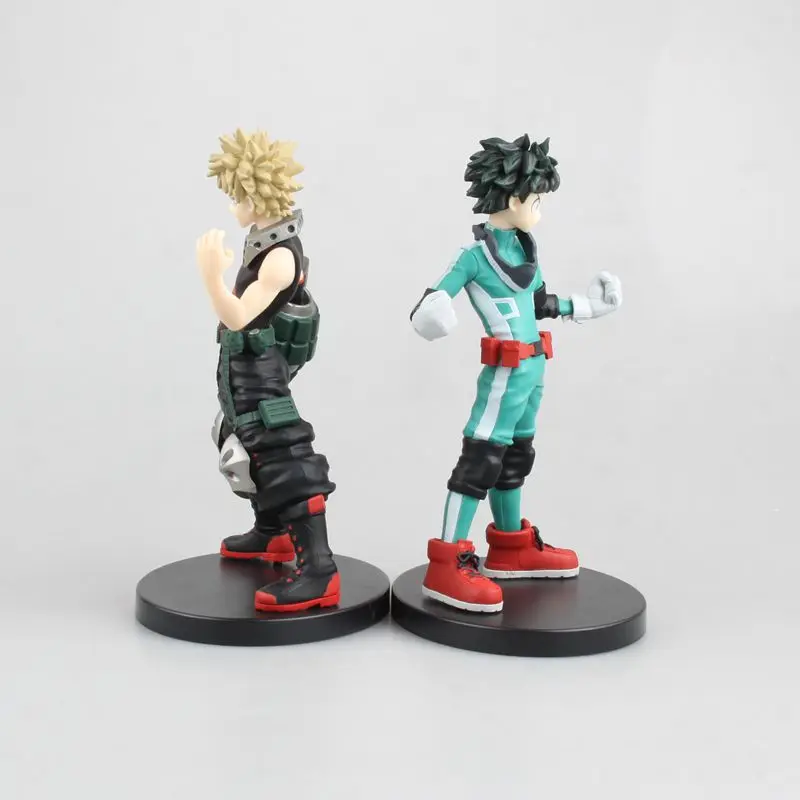 No box 17CM Japanese anime figure Izuku Midoriya/bakugou katsuki action figure collectible model toys for boys