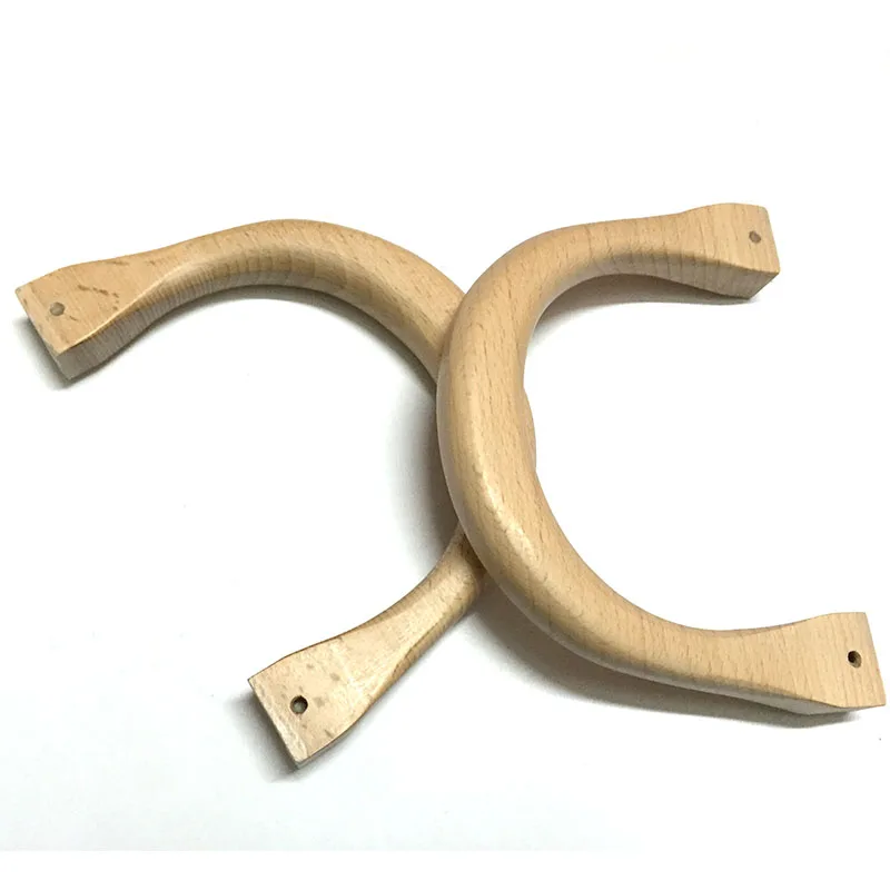 

4 inches (10cm) Natural Wooden Handle, Purse Frame