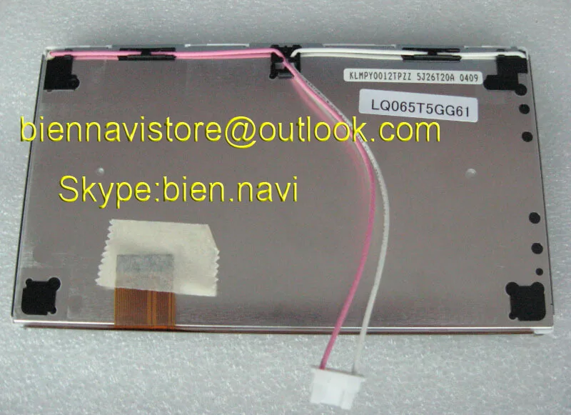 

Brand new LCD display screen LQ065T5GG61 for Car Audio Navigation LCD