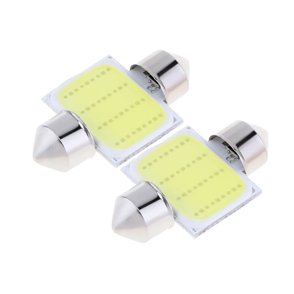 2 комплекта, 2 шт./комплект, светодиодные лампы 12 В 31 мм