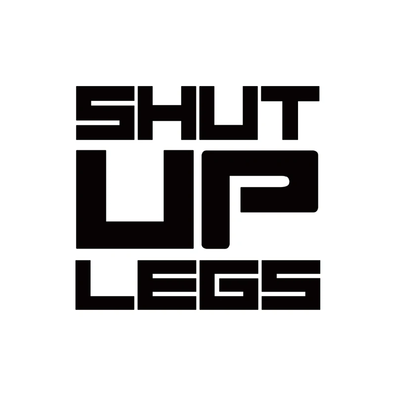 SHUT UP LEGS Bicycle Motivational Quote Art Decals Cycling Inspirational Saying Vinyl Sticker Bike Top Tube Or Stem Decor