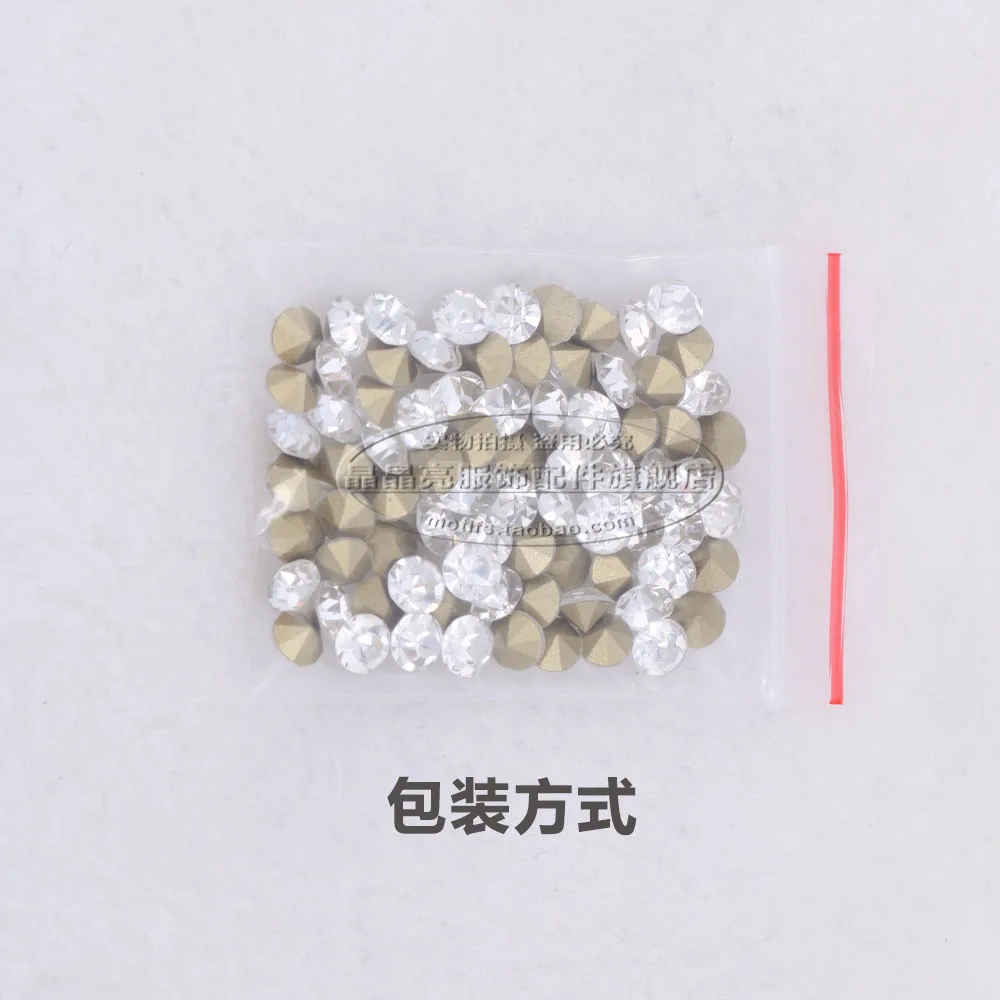 1440pcs/lot 1.5-3mm sizes Round crystal Fancy strass Pointed back glass White Opal color stone For Choice Jewelry Making