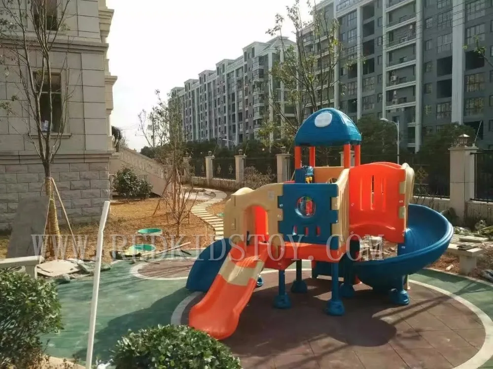 Exported to Thailand Safety Nursery Plastic Playground CE Certified HZ-70214c 23 Years' Manufacturer