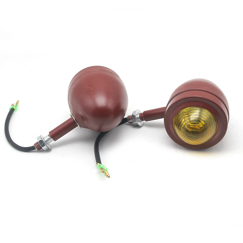 Ural CJ-K750 M72 Paint color retro type turn signal light 1 pair case for BMW R50 R1 R12 R 71 R 75