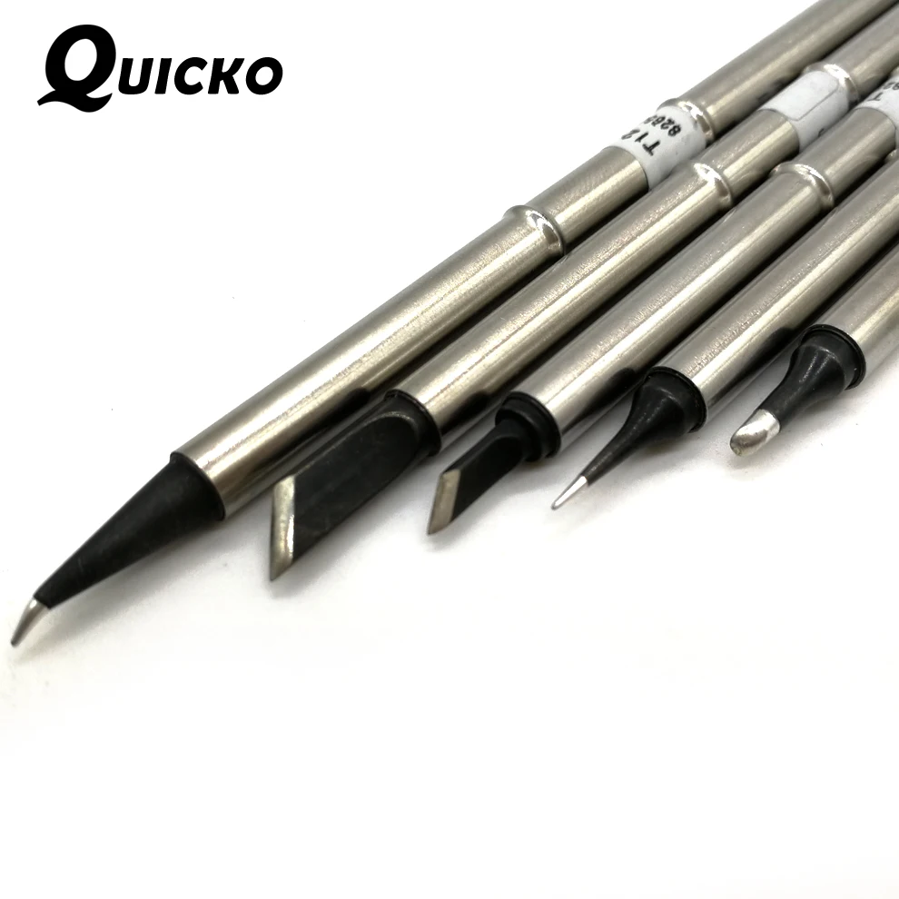 QUICKO 5PCS คุณภาพสูง Soldering Iron เคล็ดลับ XA T12-J02 K KU ILS BC2 บัดกรีเชื่อมเหล็กหัวทั่วไปใช้ซ่อมมือถือ