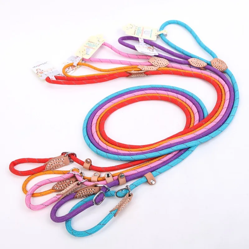 

Puppy Pet Products Leash Collar Harness Puppy Pet Cat Accessories Durable Breakaway Dog Leash Lead Basic Leashes for Large Dog