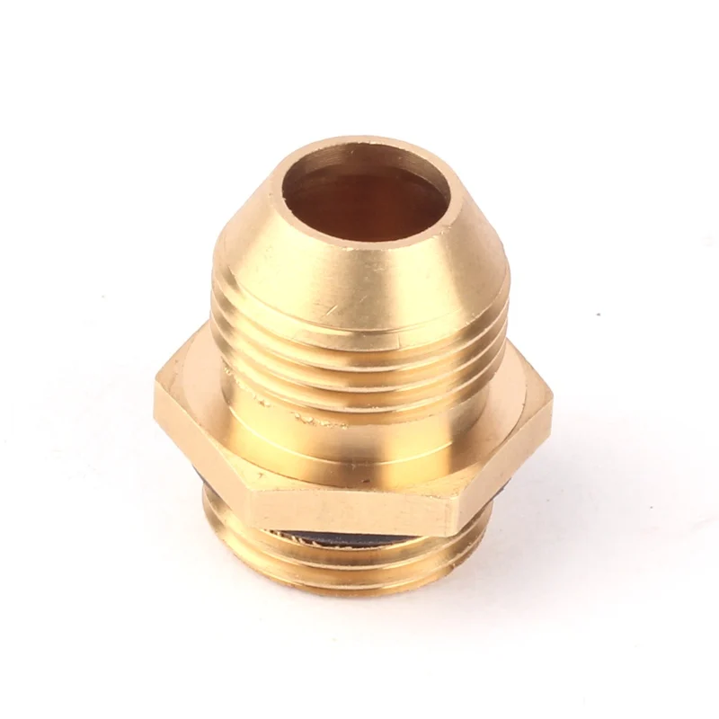 18mm Hexagon Male Thread Copper Connector Water Gun Fittings 100% Brass No Rust Durable Garden Irrigation Water Quick Joint Tool