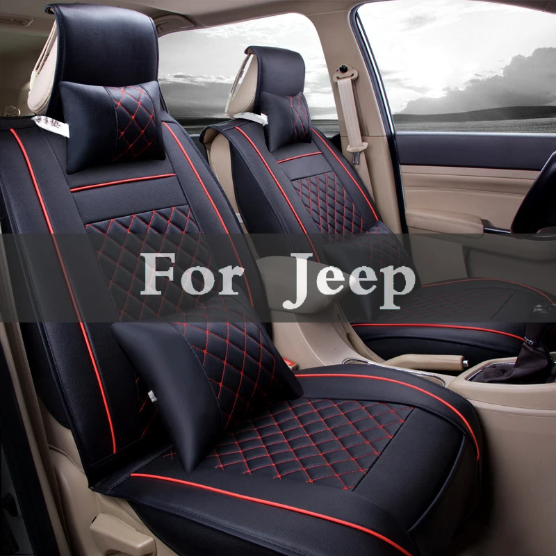

Durable Car Styling Universal Car Seat Cover Accessories Summer Special Cushion Sets For Jeep Cherokee Compass Grand Srt8