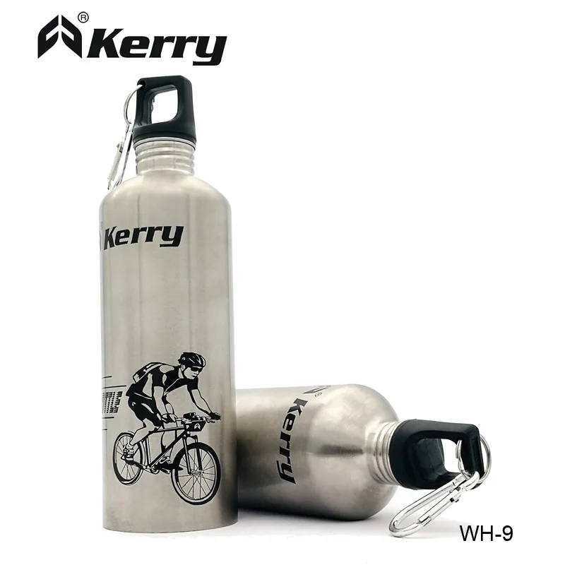 750ML Stainless Steel Wide Mouth Drinking Water Bottle Sports Drink Bottles Kettle for Travel Cycle Outdoor Tools