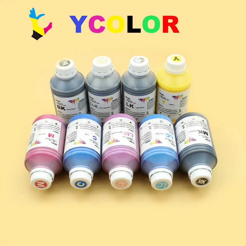 Fast Shipping!!! 500Ml Pigment กันน้ำหมึกสำหรับ Epson SureColor P6000 P7000 P8000 P9000เครื่องพิมพ์