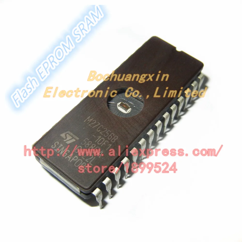 

free shipping M27C256B-10F1 DIP28 ST 256 Kbit (32Kb x 8) UV EPROM and OTP EPROM New Original