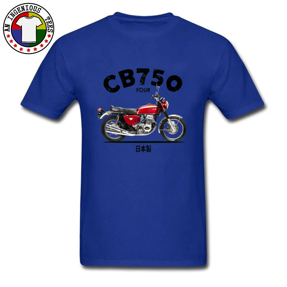 Vintage Motorcycle CB750 1970 Design New Tshirts Japanese Motorcycle Love Day 100% Cotton T-Shirt Normal Men\'s Clothing