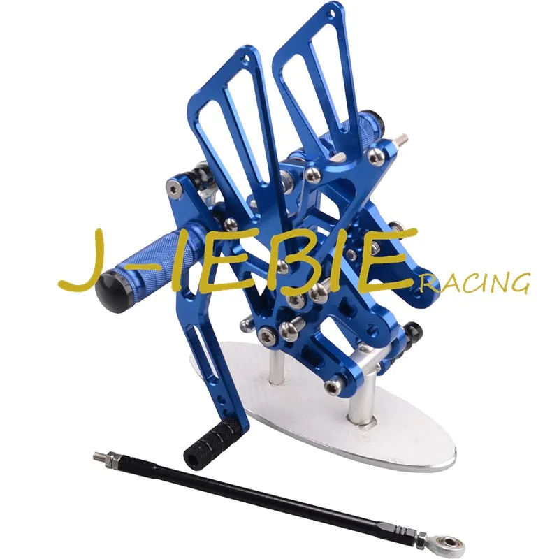 CNC Racing Rearset Adjustable Rear Sets Foot pegs Fit For Suzuki GSXR1000 GSXR 1000 2007 2008 K7 BLUE