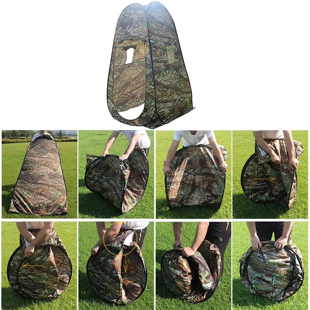 Portable Privacy Shower Toilet Camping Pop Up Tent Camouflage/UV function outdoor dressing tent/photography tent