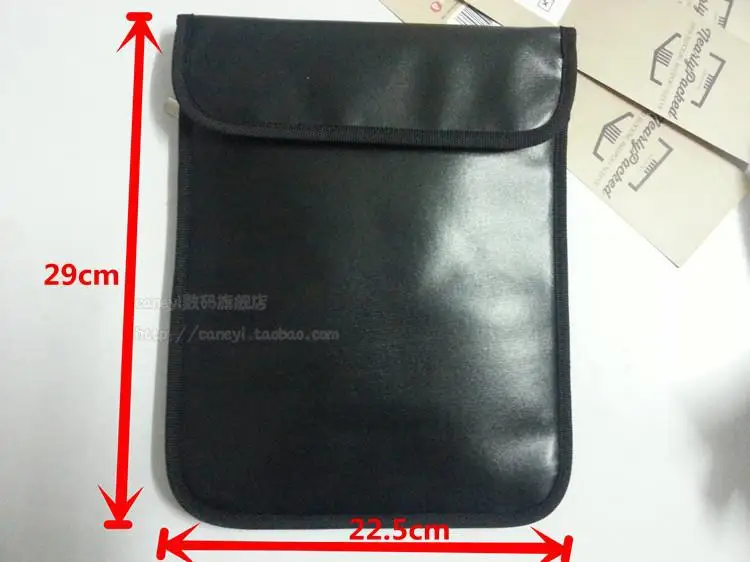 New Ymitn Signal Blocker Business PU Pouch RFID Tracking & Bugging Privacy Protector radiation bag For Apple Samsung tablet