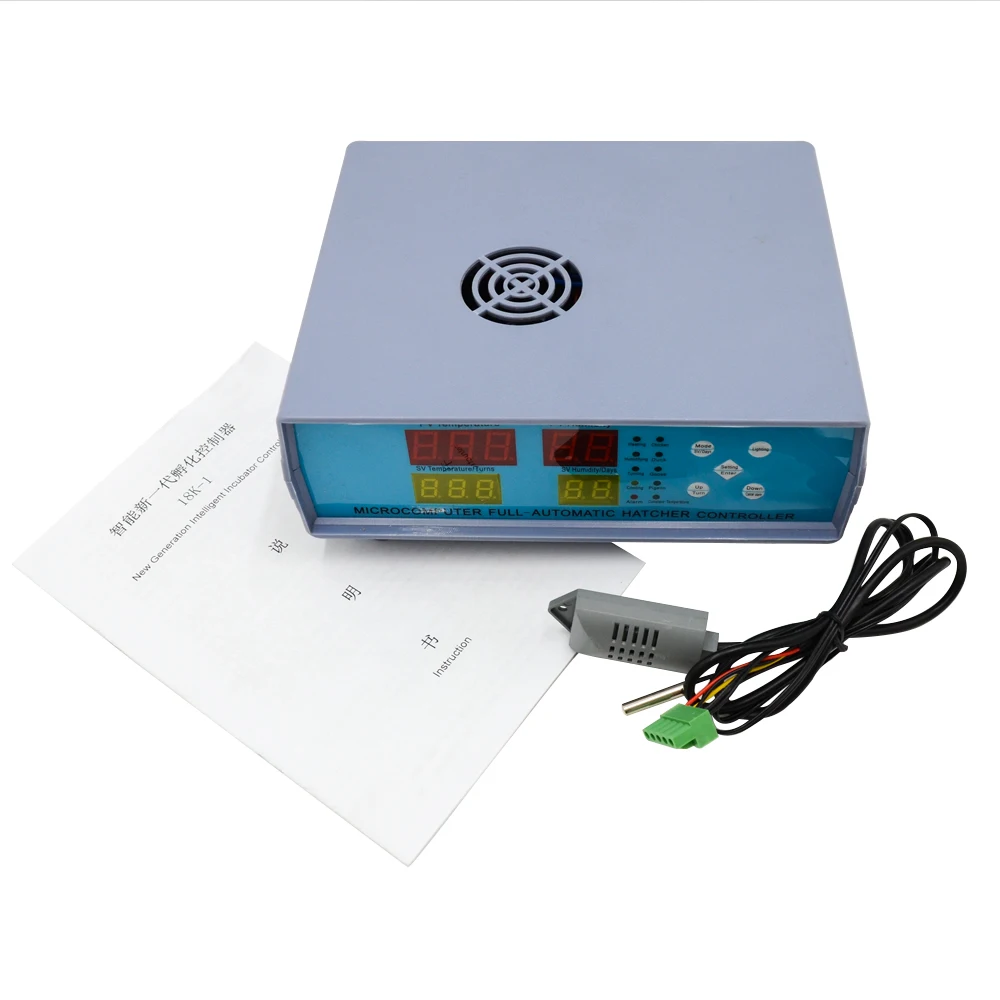 XM18K-1 Multifunctional Automatic Digital Incubator Controller Thermostat With Temperature Humidity Sensors