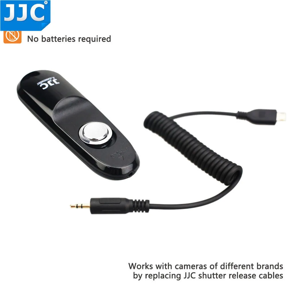 JJC-Cable de Control remoto para obturador, Cable de Control remoto para Canon R10, R7, R5, 5D, Mark II, III, IV, 6D, Mark II, 850D, 750D, 700D