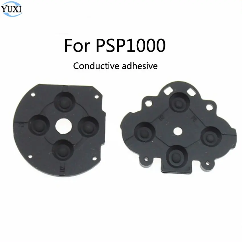 

YuXi 1set Silicon Rubber Left L Right R Button Switch Conductive Pad Replacement for PSP 1000 PSP1000 Replacement