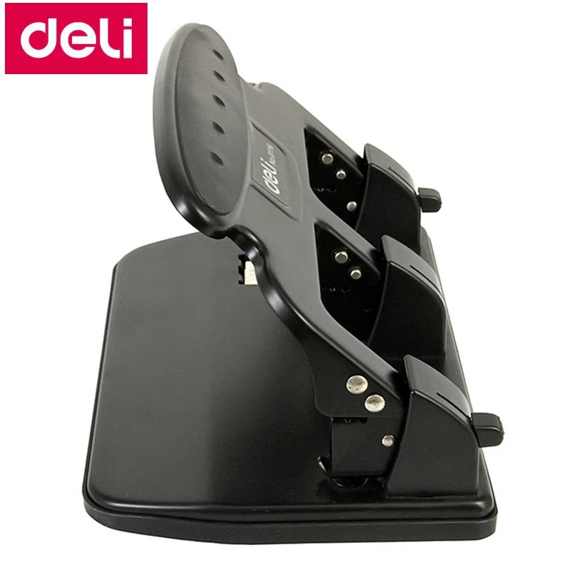 Deli 0116 Office Desk 7mm 3-Hole desk punch three hole punch /punch 35 sheets 3 hole punch