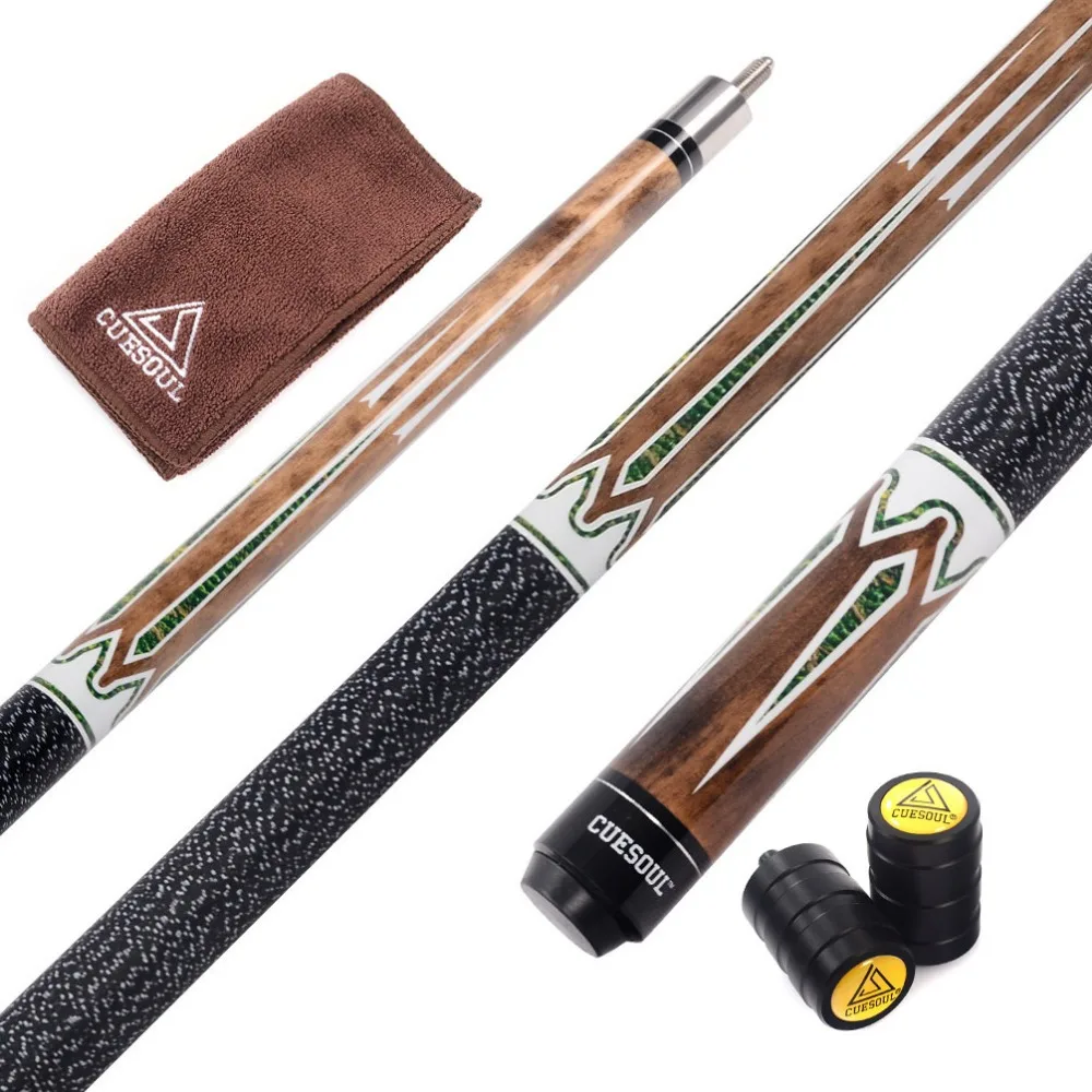 CUESOUL 19oz 58 inch Pool Cue 12.75mm Cue Tip