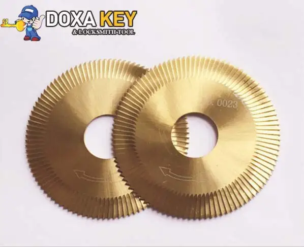 HSS key slotting cutter 0023 milling cutter 80-1.4-22 For WENXING 100G 202A 100G2 key machines parts