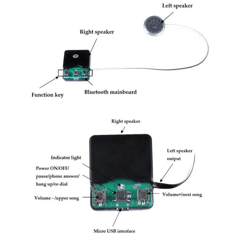 Bonnet tricoté sans fil Bluetooth V4.2, 200p, casque stéréo, écouteurs, sommeil, mains libres, musique intelligente, magique, haut-parleur Mp3, micro