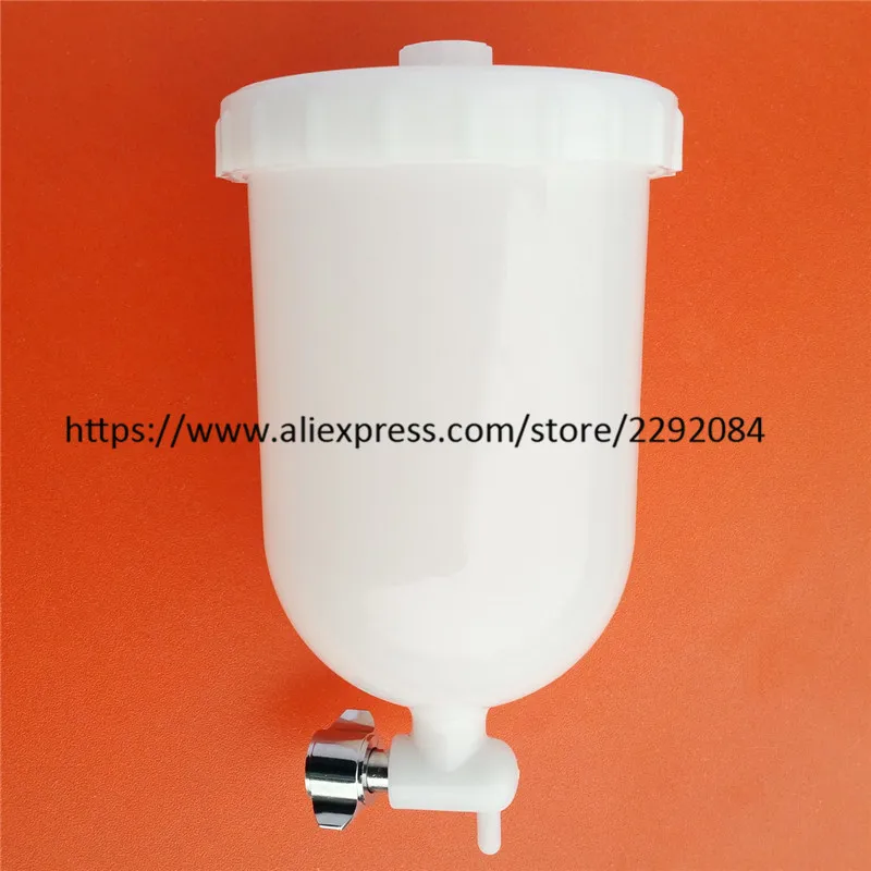 

400ml Spray gun cup ,400CC CUP, paint cup the plastic pot for K-3 F-2 W-71 W-101 spray gun free shipping