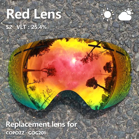 COPOZZ Sunny Cloudy Lens для лыжных очков GOG-201
