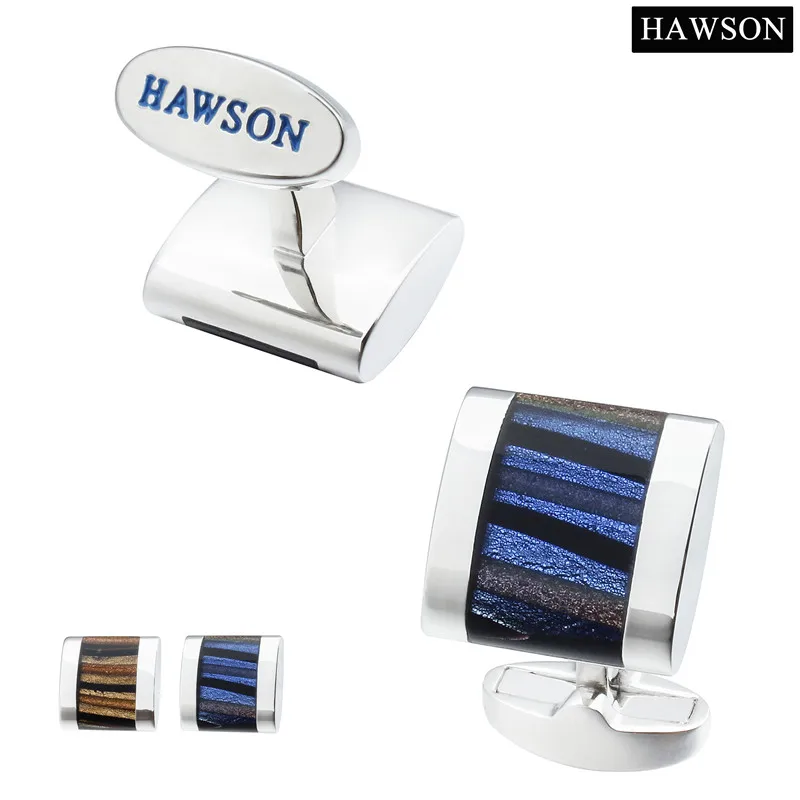 Cufflinks For Men with Gift Box, Handmade with Dichroic glass, Match Suits Cuffs Daily Use Dress for Men and Businessmen