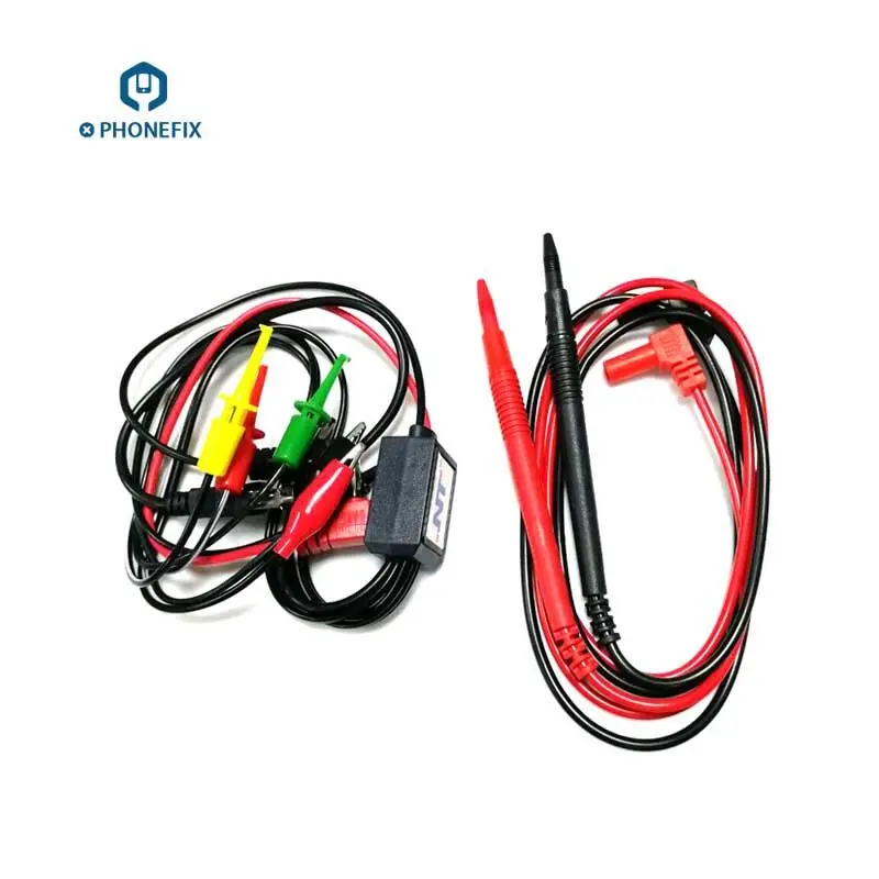 PHONEFIX Universal 10A/20A Test Leads Multimeter Current Voltage Test Cable with Alligator Clips Phone DC Power Supply Cable